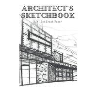 Architect's Sketchbook (6 x 9 120 Pages) || Dot Graph Paper, Architecture Sketch Book, 1/4" Graph Paper Grid, Dot Grid Book, Gift For Architect