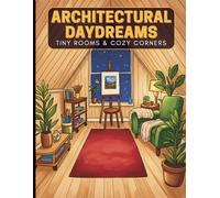 Architectural Daydreams Tiny Rooms & Cozy Corners: A Mindful Coloring Book for Adults, 40 Mindful Interiors to Color for Men and Women