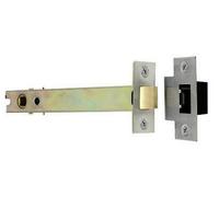 Architectural Double Sprung Tubular Latch 100mm Satin Stainless Steel