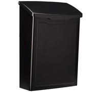 ARCHITECTURAL MAILBOXES 2681B Black Marina Wall Mount Mailbox, S