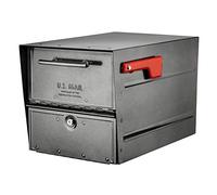 ARCHITECTURAL MAILBOXES 6400P-R-10 Oasis Eclipse Locking Mailbox, Pewter, C2 US