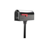 ARCHITECTURAL MAILBOXES 7680B-10 MB1 Mount Mailbox and In-Ground Post Kit, Bl, M