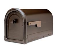ARCHITECTURAL MAILBOXES 7900-5RZ-CG-10 Roxbury Post Mount, Rubbed Bronze, L