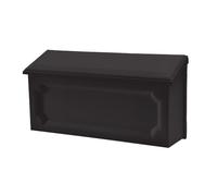 Architectural Mailboxes Windsor Small Capacity, Plastic Wall Mount Mailbox, Black