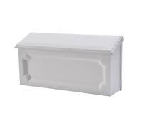 Architectural Mailboxes Windsor Small Capacity, Plastic Wall Mount Mailbox, White