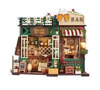 Architectural Model Building Set Miniature Pubs House Craft Set with Detailed Design for Collectors and Hobbyists Miniature Tavern Assembly