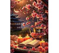 Architectural Moonlit Night 1500 Piece Jigsaw Puzzles for Adults, Fun jigsaw puzzles 1500 pieces, Challenging Puzzle Perfect for Game Nights, Finished Puzzle Size is 87x57cm