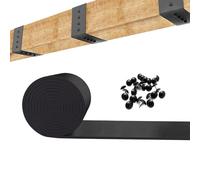 Architectural Products Wooden Beam Tape, Wooden Beam Tape, Repair Tape for Artificial Wood Beams, Self-Adhesive Hiding Tape, Flexible PU Leather Patch Tape in Metal Look by Architectural Products for