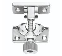 Architectural Quality Brighton Sash Fastener Boxed Traditional Window Hardware with Durable Metal Construction for Secure Closure and Classic Interior Styling (Polished Chrome)
