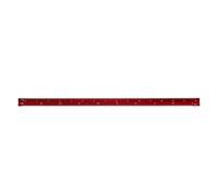Architectural Scale Ruler 15cm 30cm Aluminum Triangular Scale Ruler 1:20-1:600 Alloy Metal(30cm-small red)