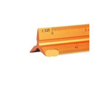 Architectural Scale Ruler 30cm Triangular Scale Ruler 1:20-1:500 Metal Plastic Straight Metric Architect Engineer Drafting Measure Tool(06 aluminum alloy)