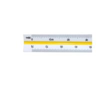Architectural Scale Ruler 30cm Triangular Scale Ruler 1:20-1:500 Metal Plastic Straight Metric Architect Engineer Drafting Measure Tool(01 plastic)