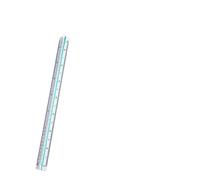 Architectural Scale Ruler 30cm Triangular Scale Ruler 1:20-1:500 Plastic Straight Metric Architect Engineer Accurate Drafting Measure Tool(30cm Small)