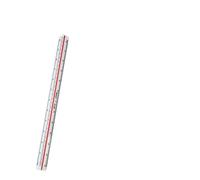 Architectural Scale Ruler 30cm Triangular Scale Ruler 1:20-1:500 Plastic Straight Metric Architect Engineer Accurate Drafting Measure Tool(30cm Large)