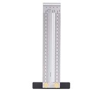 Architectural Scale Ruler High Precision Calibrated Woodworking Special Line Marking Tool Stainless Steel Drafting Tools for Engineer Builder 200mm or 300mm Ruler with Pen (200mm marking ruler type B