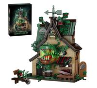 Architecture Building Blocks Set, 1128 Ghost Cannibal House Building Kit with Cannibalistic Flower, Creative Architecture Bricks Model Toy, Gifts for Adults and Teens