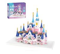 Architecture Castle Building Blocks Set, 3008 PCS Micro Mini Blocks Castle Building Kits, Famous Architectural Model Bricks Toys, Collectible Gifts for Kids and Adults