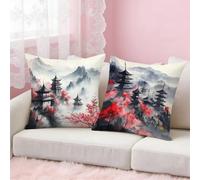 Architecture Cushion Covers 30x50cm Set of 2, Pillow Cases 30x50 6-3000