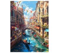 Architecture Diamond Painting Kits for Adults, 5D Full Drill City Diamond Art Kits Adults/Beginners, DIY Crystal Art Painting Canvas Pictures Arts and Crafts, Home Wall Decor Gifts 20x27 inch L-Y68