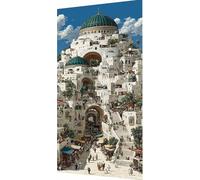 Architecture Diamond Painting Landscape Diamond Art Kits Adults, DIY 5D Crystal Art for Adults Kids Round Rhinestone Gem Dots Embroidery Paintings Crafts Kits, Home Wall Decor Gifts 60x120cm a6-hy6