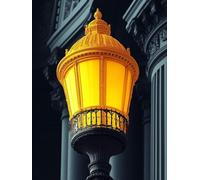Architecture Diamond Painting Street Lights Diamond Art Kits Adults Beginners DIY 5D Full Drill Square Gem Crystal Art Rhinestone Embroidery Paintings Crafts for Home Wall Decor Gifts 100x135cm g1-21O