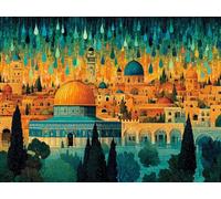 Architecture DIY Paint by Numbers for Adults, View Painting by Numbers Kits for Beginners, Adults Painting Kits with Acrylic Paint Brushes, DIY Crafts Canvas Kits, for Gifts Home Decor, 54x40in E-6074