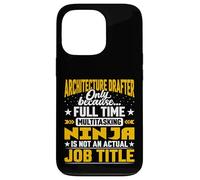 Architecture Drafter Job Title - Funny Construction Drafter Case for iPhone 13 Pro