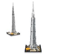 Architecture Dubai Tower Building Set, City Skylines Landmark Model, 576pcs