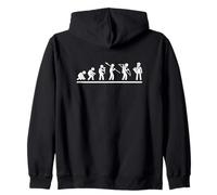 Architecture Evolution Women Funny Female Architect Zip Hoodie