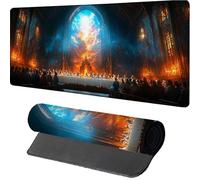 Architecture Gaming Mouse Mat 600x300x3mm, Mouse Pad Large The Last Supper, Desk Mat with Stitched Edge, Mousepad with Non-Slip Rubber Base, Office Accessories, Keyboard Pad, for Desk, Office, Z-8801