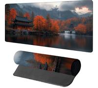 Architecture Gaming Mouse Mat 600x300x3mm, Mouse Pad Large Tree, Desk Mat with Stitched Edge, Mousepad with Non-Slip Rubber Base, Office Accessories, Keyboard Pad, for Gaming, Desk Office, I-7840