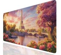 Architecture Gaming Mouse Mat Landscape Mouse Pad Large 700x400x3mm, Extended Waterproof Mousepad Smooth Surface Improved Precision And Speed, Desk Mat Non-Slip Rubber Base for Office Gaming GKuk-5196
