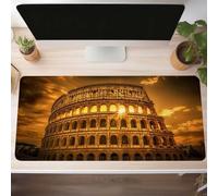 Architecture Gaming Mouse Mat Yellow Large Mouse Pad 800x400x3 mm XXL Mousepad Desk Mat Improved Precision and Speed Rubber Base for Stable Grip on Smooth Surfaces Table Pad PjY4055 C-Y