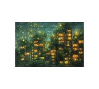 Architecture Jigsaw Puzzles for Adults 1000, Wooden 1000 Piece Jigsaw Puzzles for Adults Plant, Educational Puzzle for The Whole Family Together, Puzzle for Wall Art Home Decor 20 x 30 in LZPT-03570