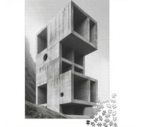 Architecture Minimalism Adult Jigsaw Puzzle, 1000 Pieces, 52x38cm/1000pcs, New Year Indoor Activity, Screen-Free Leisure And A Calmer Routine