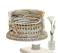 Architecture Model,Resin Italy Realistic Statue - Roman Architecture Tiny Figurines - for Bedroom Living Room Office Apartment Farmhouse Hotel Bar Desk Table Shelf