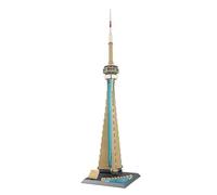Architecture model to build with building blocks. Canada National Tower.