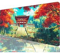 Architecture Mouse Pad,600x300x3mm Mouse Mat Steps Desk Mat Large,Soft Smooth Surface with Anti-Slip Rubber Base Mousepad Waterproof,Durable,Extended Length Desk Pad for Christmas Decorations N1-462