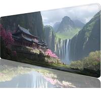 Architecture Mouse Pad,600x400x3mm Mouse Mat Fall Desk Mat Large, Soft Smooth Surface with Anti-Slip Rubber Base Mousepad Waterproof, Durable, Extended Length Desk Pad for Christmas Decorations N1-417