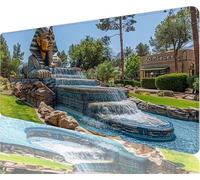 Architecture Mouse Pad,700x400x3mm Mouse Mat Egypt Desk Mat Large,Soft Smooth Surface with Anti-Slip Rubber Base Mousepad Waterproof,Durable,Extended Length Desk Pad for Christmas Decorations N1-1139