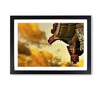Architecture Oriental (11) Framed Print | A2 Oak Framed Wall Art | Ready to Hang | Modern Cityscape Picture | Living Room Bedroom Lounge Office