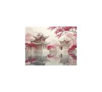 Architecture Paint by Numbers for Adults, Landscape Luminescence Acrylic Paint by Numbers Kits, DIY Hobbies for Women 12x16Inch, Luminescence Painting Wall Art for Room Decor Gifts for Women GYYH-7663