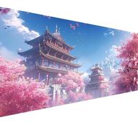 Architecture Paint by Numbers for Adults, Landscape Paint by Numbers Kits on Canvas, DIY Oil Painting with 3 Brushes and Acrylic Pigment Drawing Art Crafts, Hobbies for Women, Home Wall Decor b-648