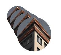 architecture roof Car Air Freshener Cards for Women Men 4 Pack Cute Car Accessories Long Lasting Scent Car Diffuser Hanging Auto Aromatherapy Tablets Car Fresheners Gifts