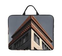 Architecture roof Laptop Case Sleeve 14 inch Shockproof Protective Notebook Case Travel Laptop Bag with Handle Waterproof Computer Cover Briefcase Handbags for Men Women