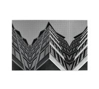 architecture roof Printed Adult Fun Puzzle wooden puzzle in a plastic box with letters printed on the back home decor party toy