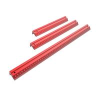 Architecture Scale Ruler, 3-Piece Heavy Duty Measuring Tool, Architect Aluminium Ruler as a Measuring Device, for Guiding Woodworks, Engineers, Carpenters and
