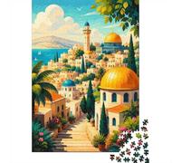 Architecture Sea Dome Jigsaw Puzzle, 1000 Pcs Indoor Adult Game