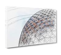 Architecture Sketch Vol.13 Canvas Print | Gallery Wrapped 30mm Frame Wall Art | 24x16 inches | Ready to Hang | Abstract Cityscape Picture | Living Room Bedroom Lounge Office