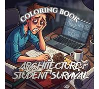 Architecture Student Survival: A Funny & Relatable Coloring Book About Studio Life, Deadlines, Coffee & Creative Chaos (Deadline & Drafting Coloring Series)